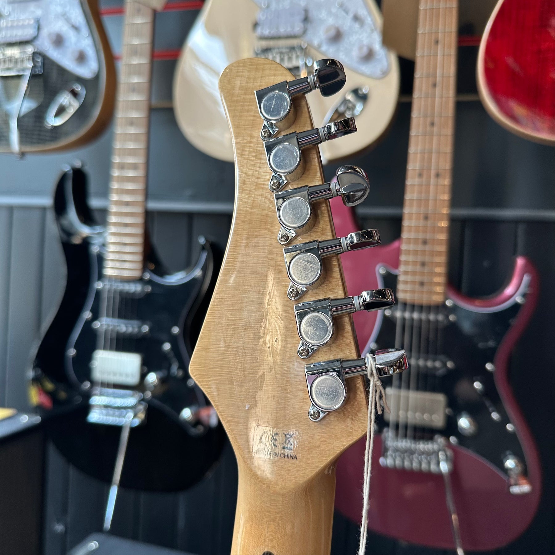 East Coast Thinline Telecaster Style Electric Guitar - Natural - Preowned