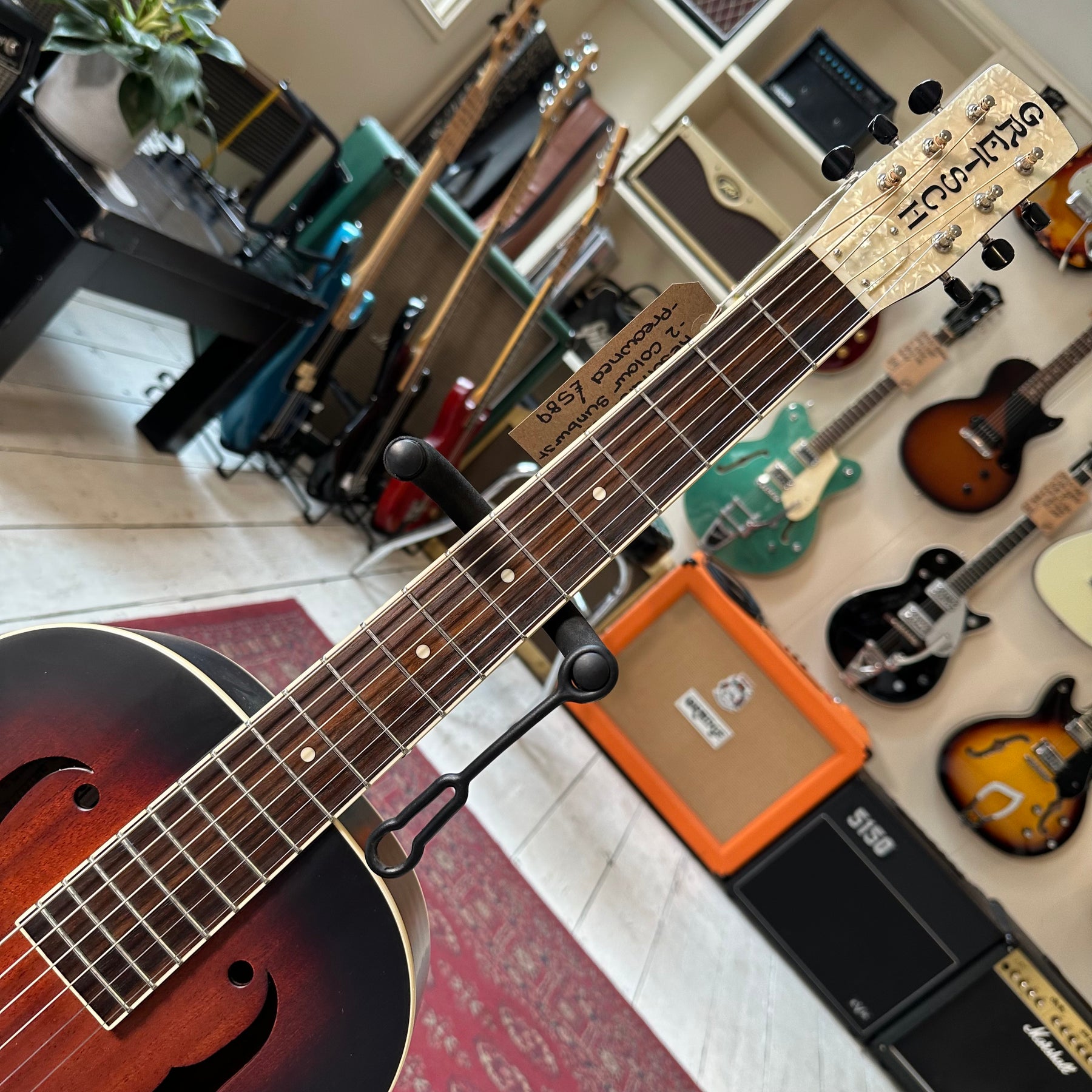 Gretsch G9220 Bobtail Round-Neck Resonator Guitar - 2-Color Sunburst - Preowned