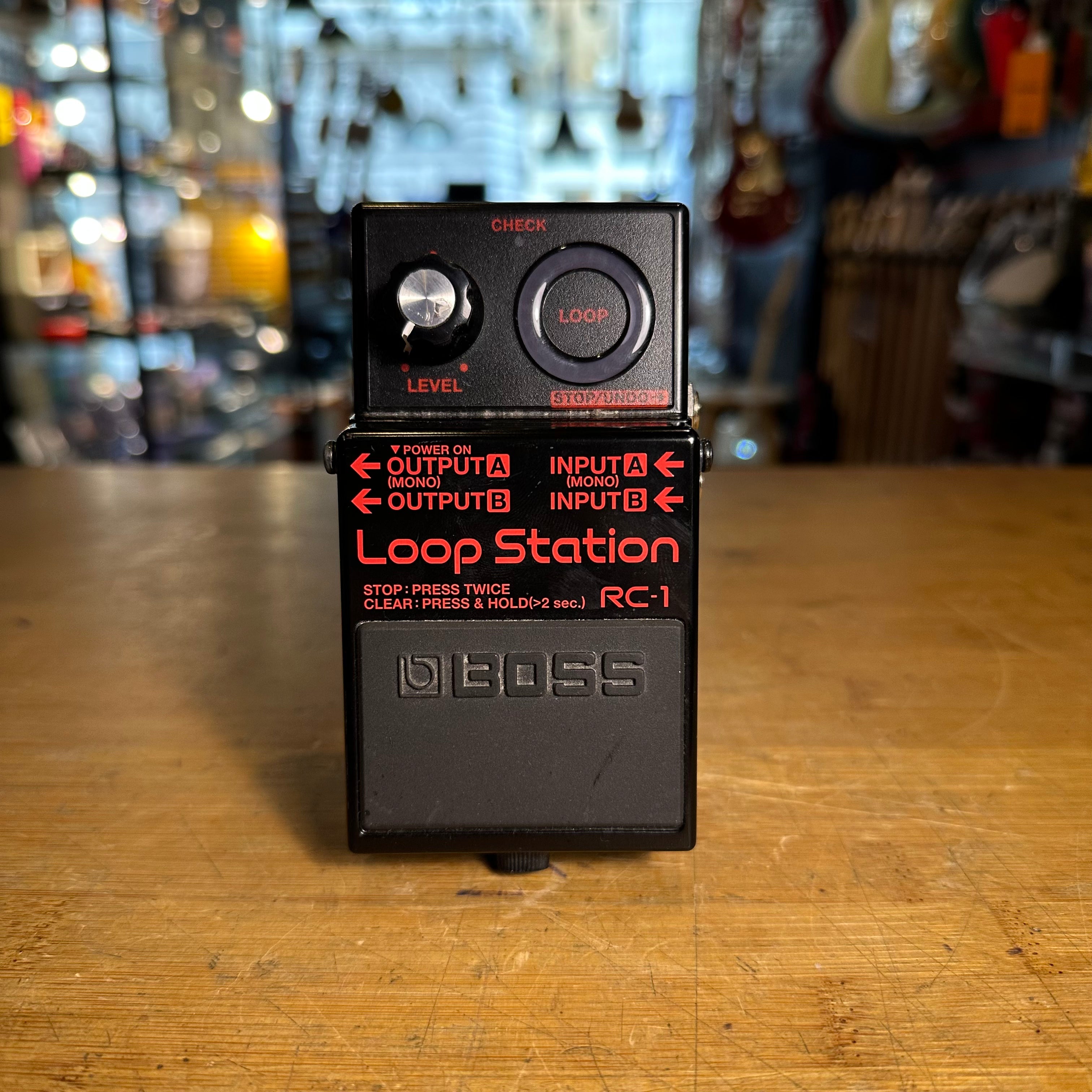 Boss RC-1 Loop Station 2018 NAM Limited Edition Black - Preowned