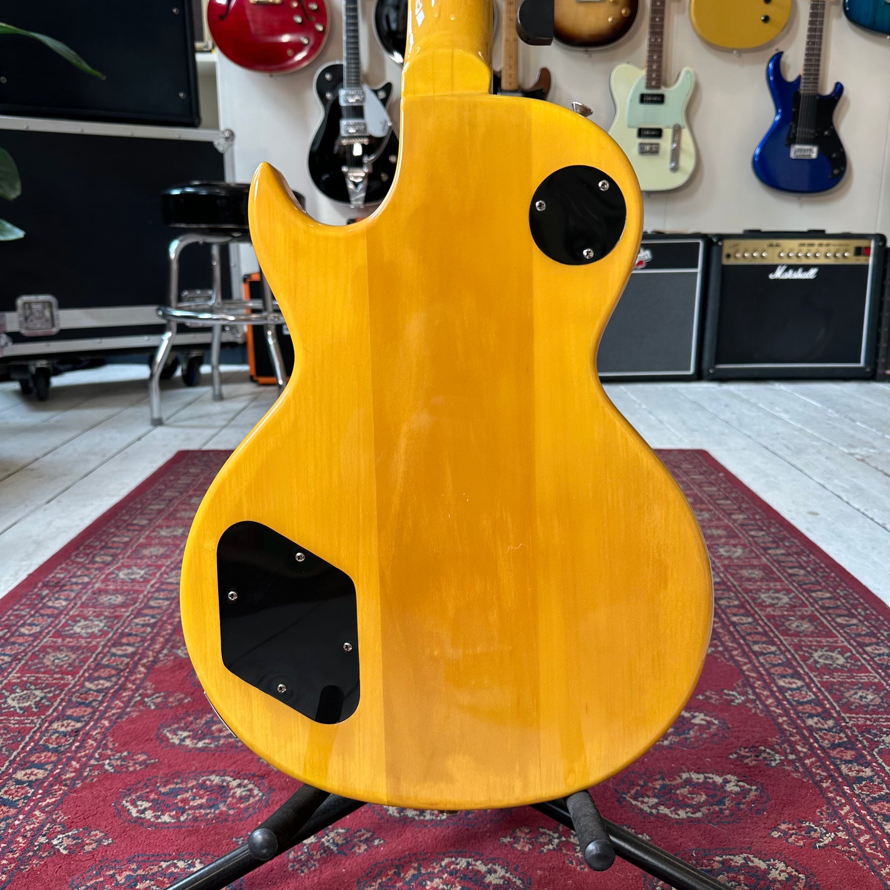 Vintage Les Paul Style With P90s - Transparent Yellow - Preowned