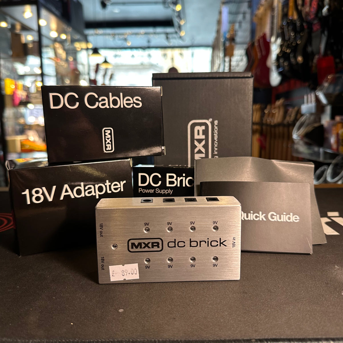 MXR DC Brick Power Supply With Box And Cables - Preowned