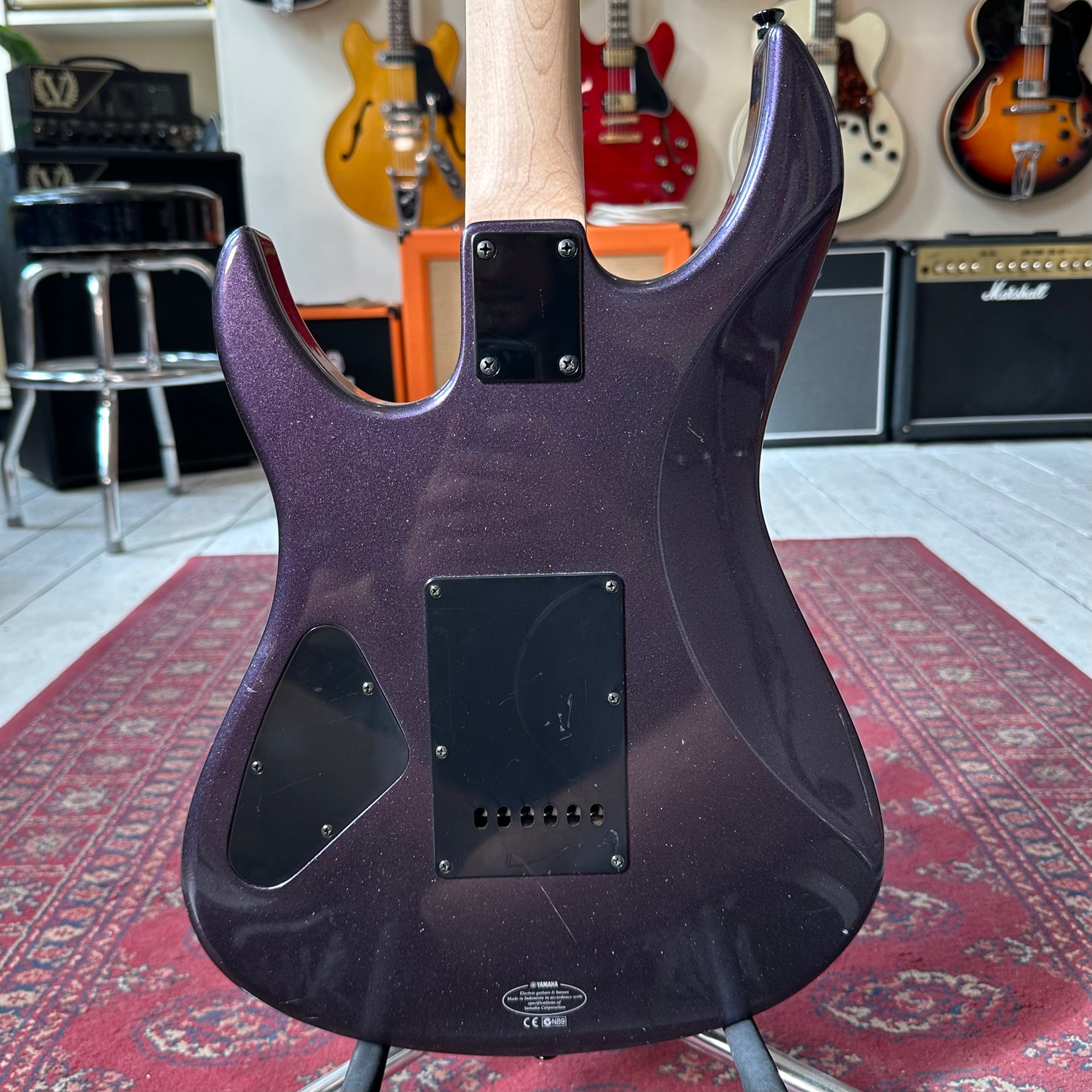 Yamaha RGX121SJ Electric Guitar - Metallic Purple - Preowned