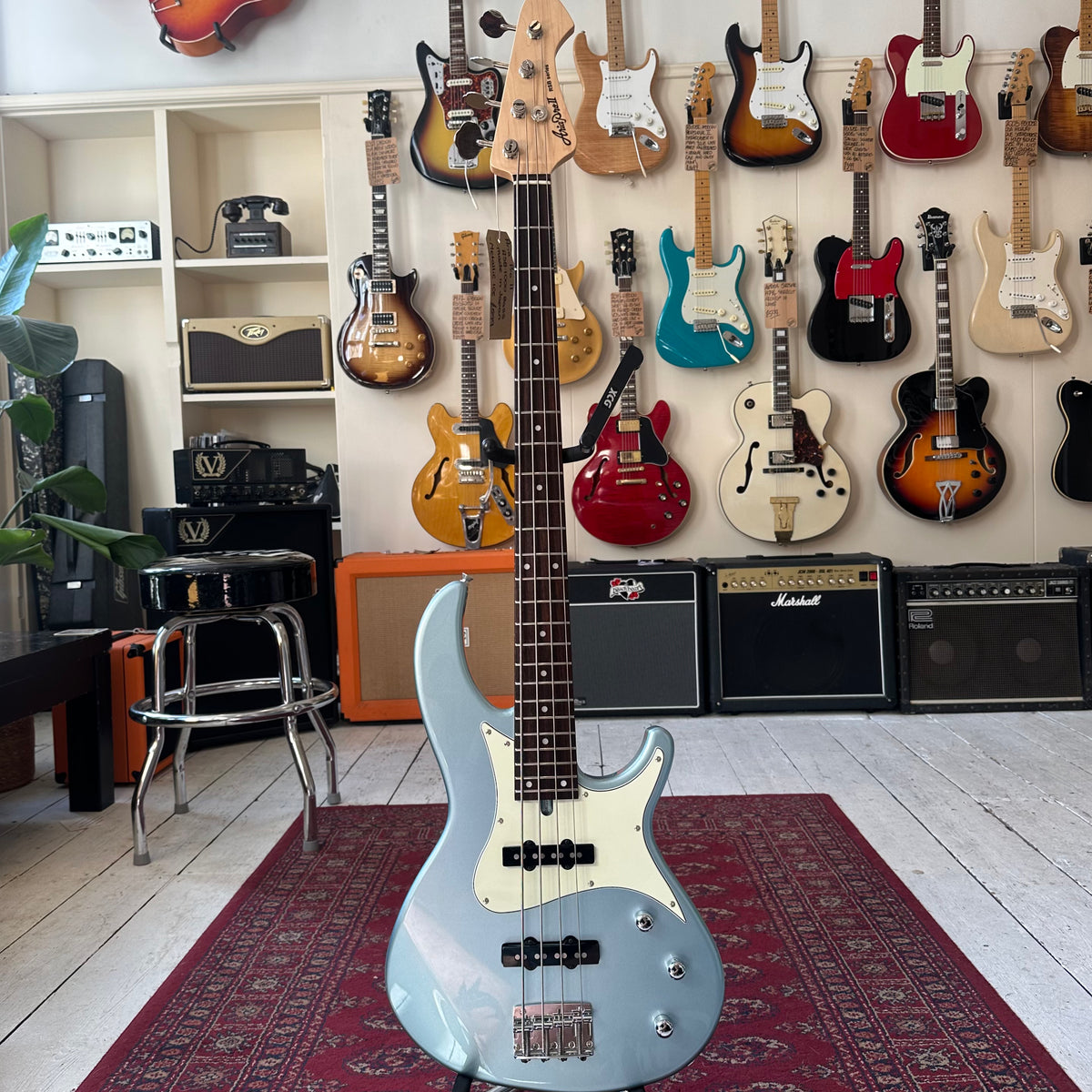 Aria Pro II RSB-1000 Bass Guitar - Metallic Ice - Preowned