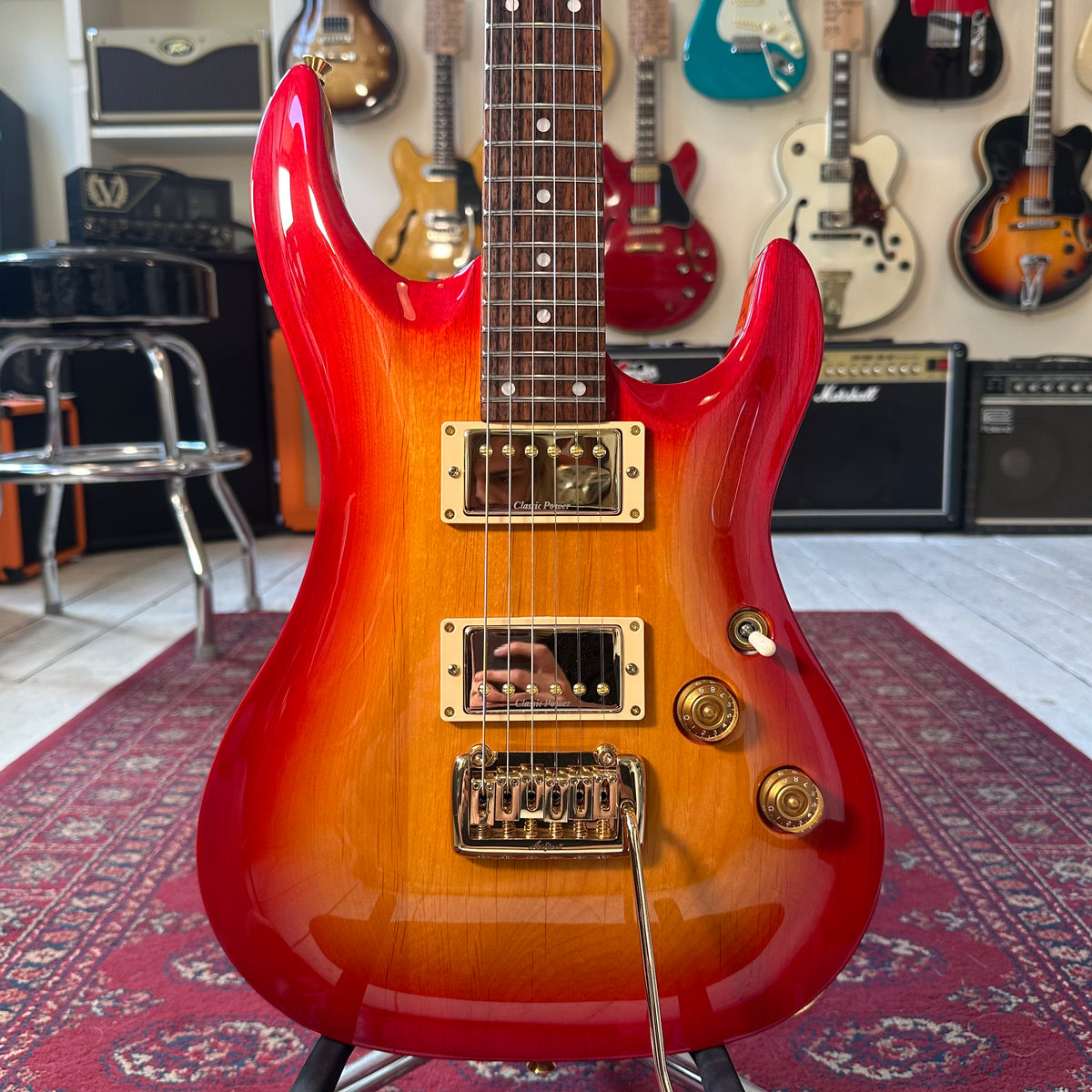 Aria MAC-ONE Electric Guitar - Herritage Cherry - Preowned