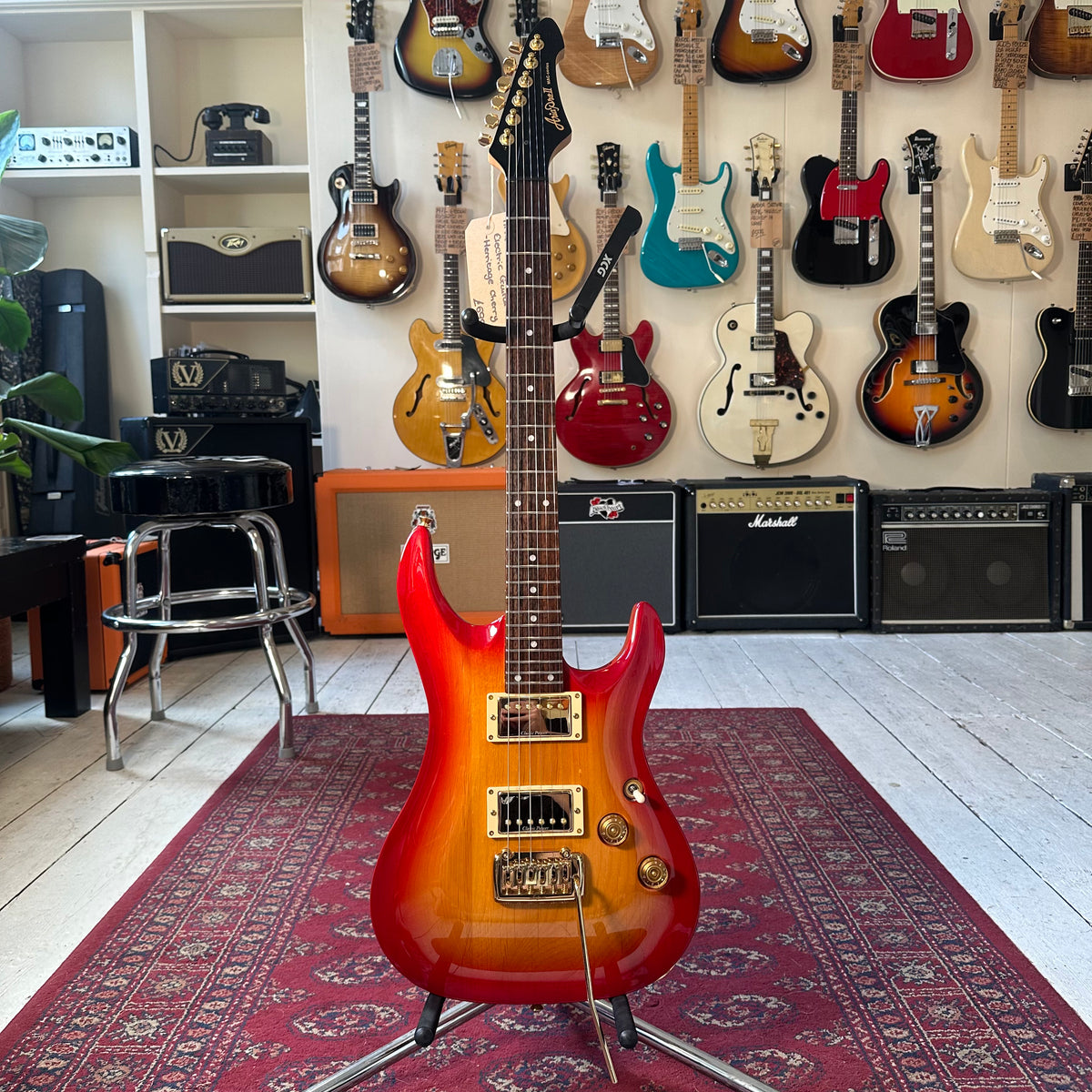 Aria MAC-ONE Electric Guitar - Herritage Cherry - Preowned