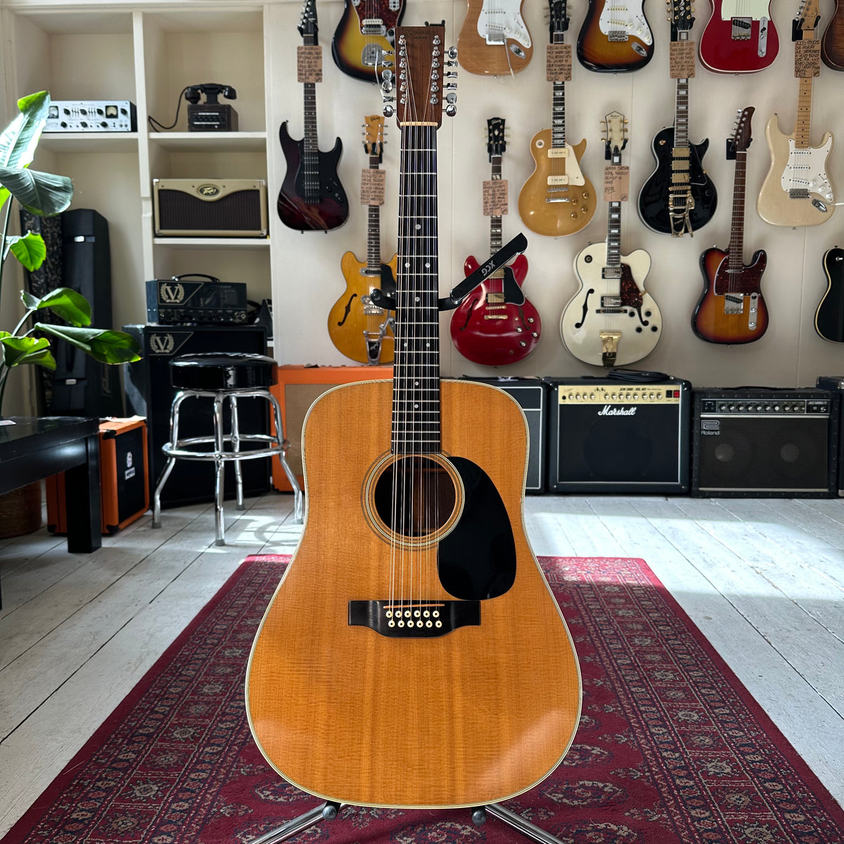 1987 Martin D-12 28 12 String Acoustic Guitar With OHSC - Preowned