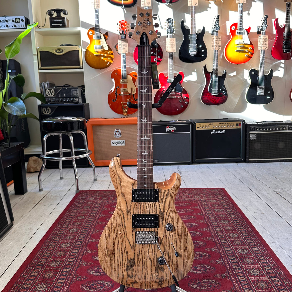PRS SE Custom 24 Limited Edition - Burled Ash Natural