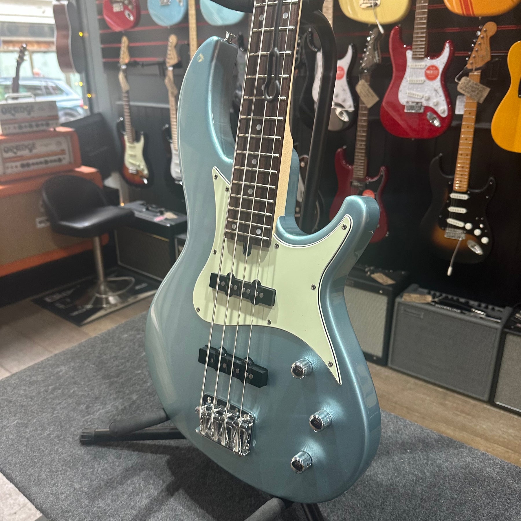 Aria Pro II RSB-1000 Bass Guitar - Metallic Ice