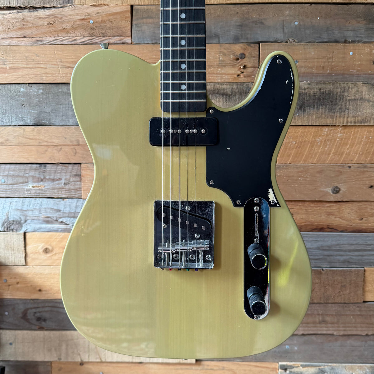 Project Stagg P90 T-Style Electric Guitar - Butterscotch Blonde - Preowned