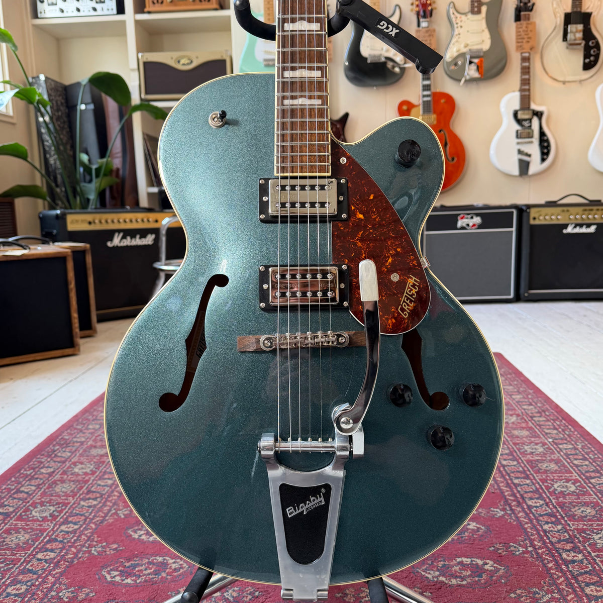 Gretsch G2420T Streamliner Hollow Body W/ Bigsby And Hardcase - Gunmetal - Preowned