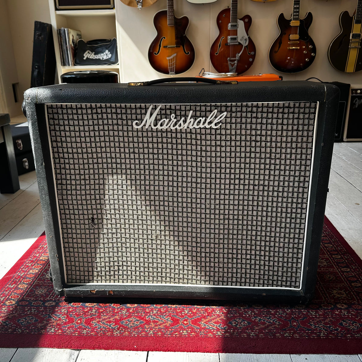 1970s Vintage Marshall 2x12" Greenback Speaker Cabinet - Preowned