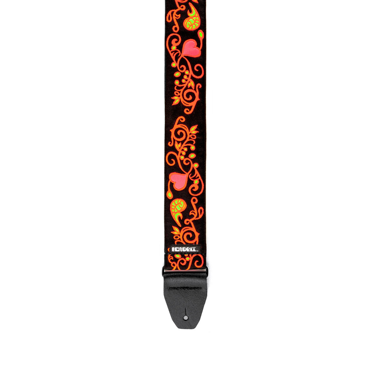 Jim Dunlop JH23 Jimi Hendrix Guitar Strap - Backlight Monterey Orange