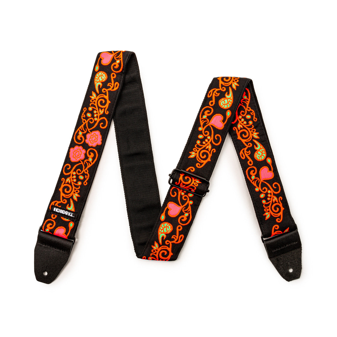 Jim Dunlop JH23 Jimi Hendrix Guitar Strap - Backlight Monterey Orange