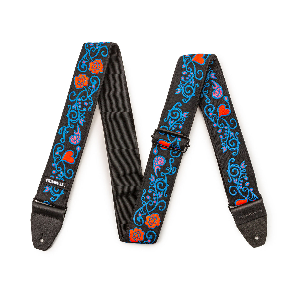 Jim Dunlop JH24 Jimi Hendrix Guitar Strap - Backlight Monterey Blue