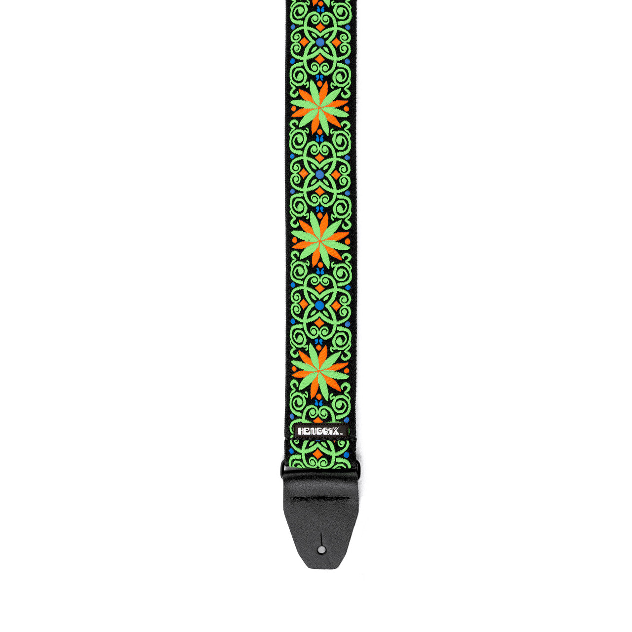 Jim Dunlop JH26 Jimi Hendrix Guitar Strap - Backlight Fillmore Green
