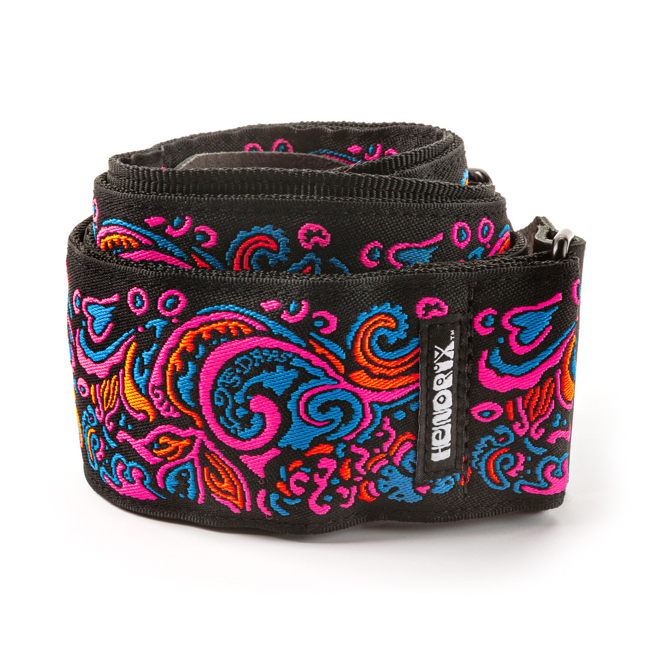 Jim Dunlop JH28 Jimi Hendrix Guitar Strap - Backlight Love Drops Pink