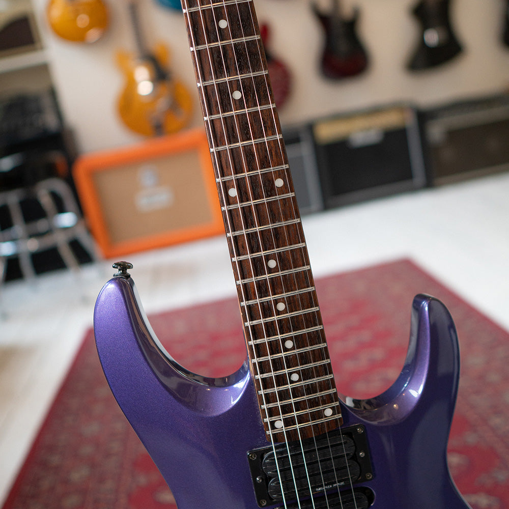 Kramer Striker Custom FR 424CM Reverse Headstock Quad Rail Pickups -Purple Metallic