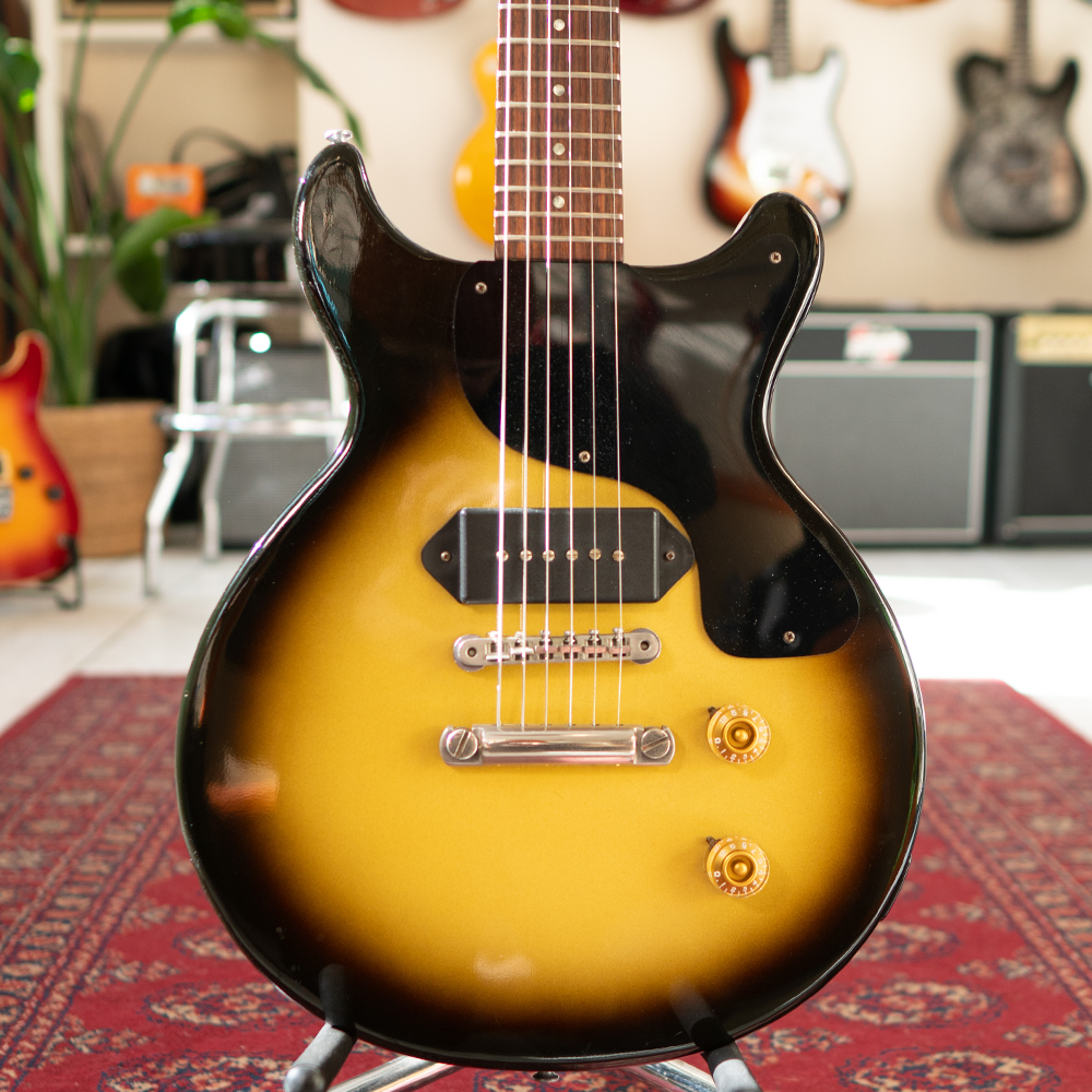 1989 Gibson Les Paul Junior DC with Gibson Hard Case - Sunburst - Preo