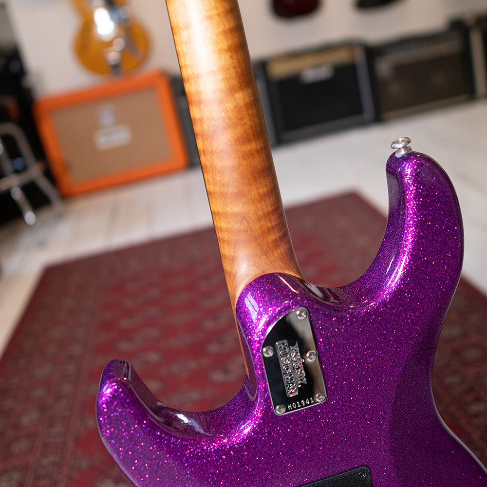 Ernie Ball Musicman Luke III - Fuchsia Sparkle - Preowned
