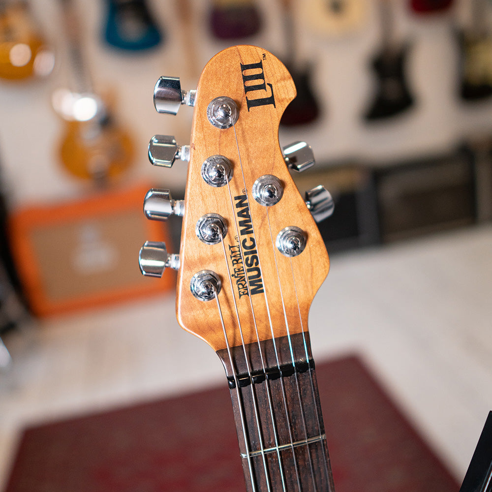 Ernie Ball Musicman Luke III - Fuchsia Sparkle - Preowned