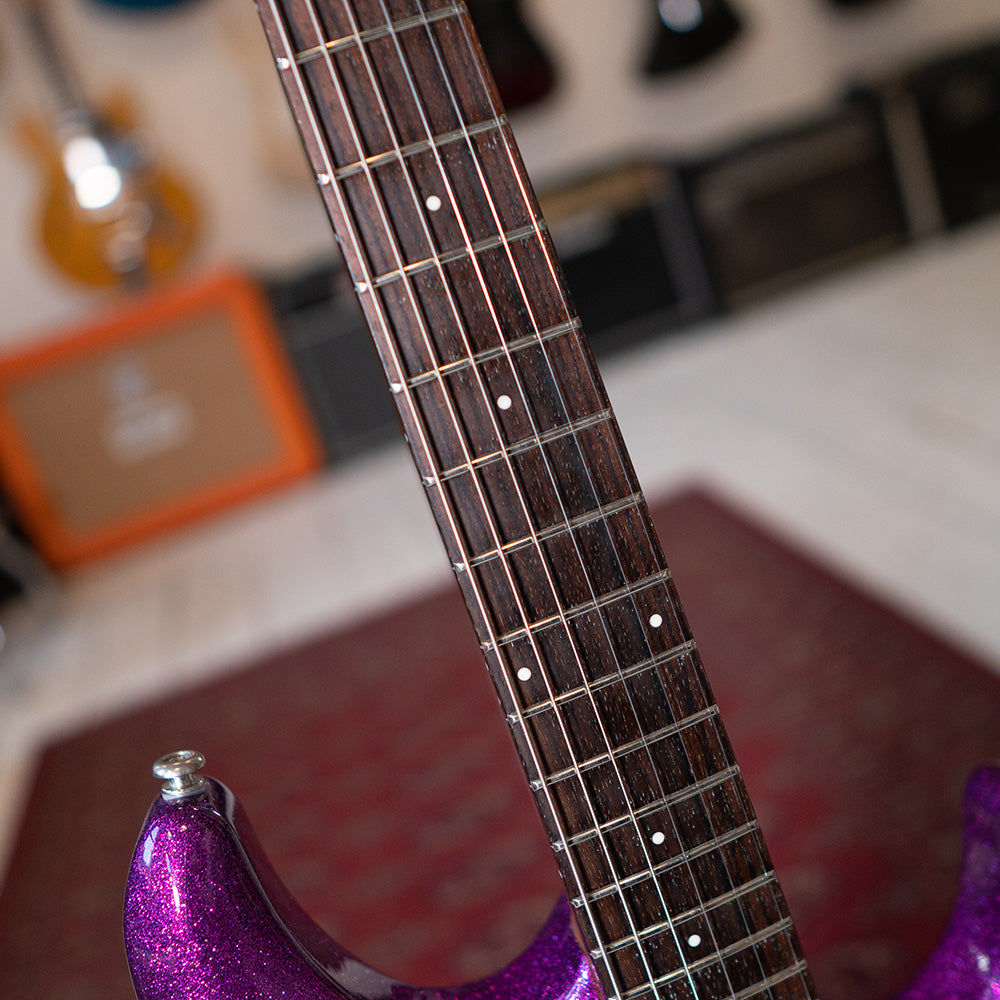 Ernie Ball Musicman Luke III - Fuchsia Sparkle - Preowned