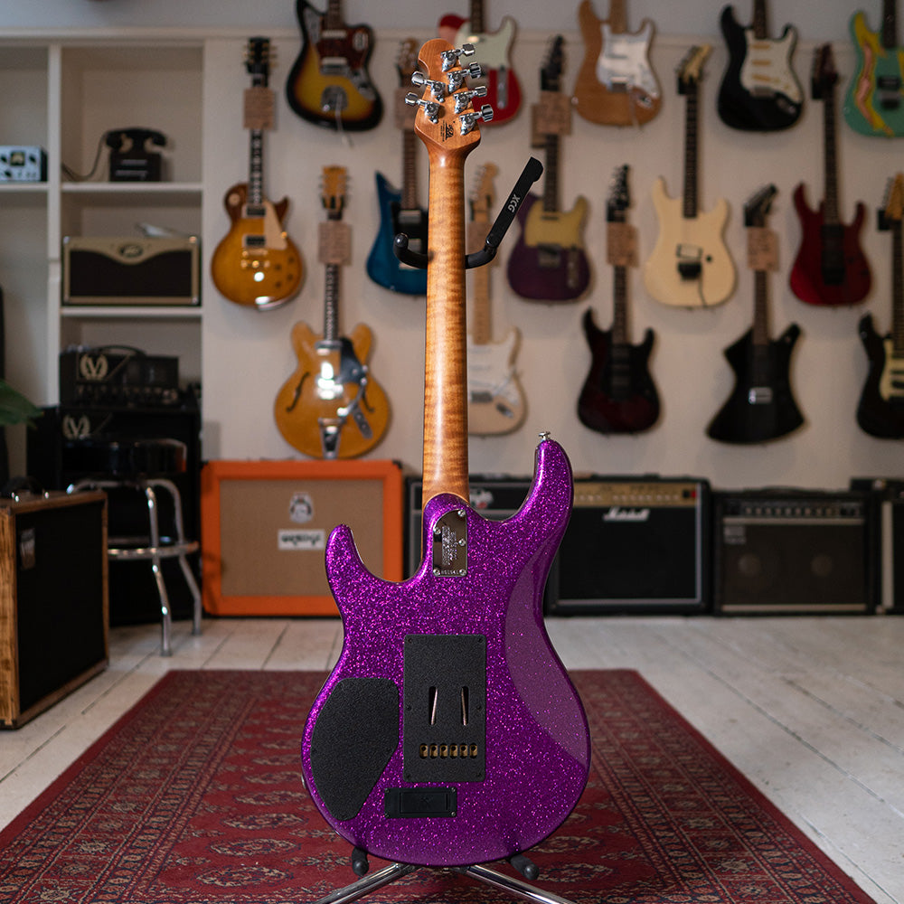 Ernie Ball Musicman Luke III - Fuchsia Sparkle - Preowned