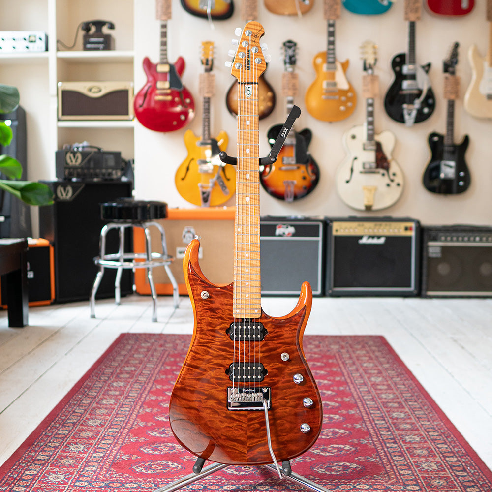 2018 Ernie Ball Music Man Willcutt 50th Anni. JP15 John Petrucci Signature 1 of 50 - Roasted Amber - Preowned