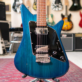 Ernie Ball Music Man PDN Albert Lee HH With Roasted Maple Neck - Neptune Blue - Preowned