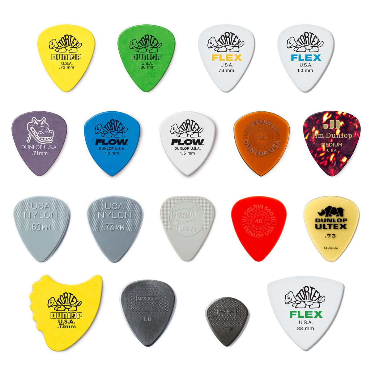 Dunlop Recording Pick Variety Pack - 18 Pack