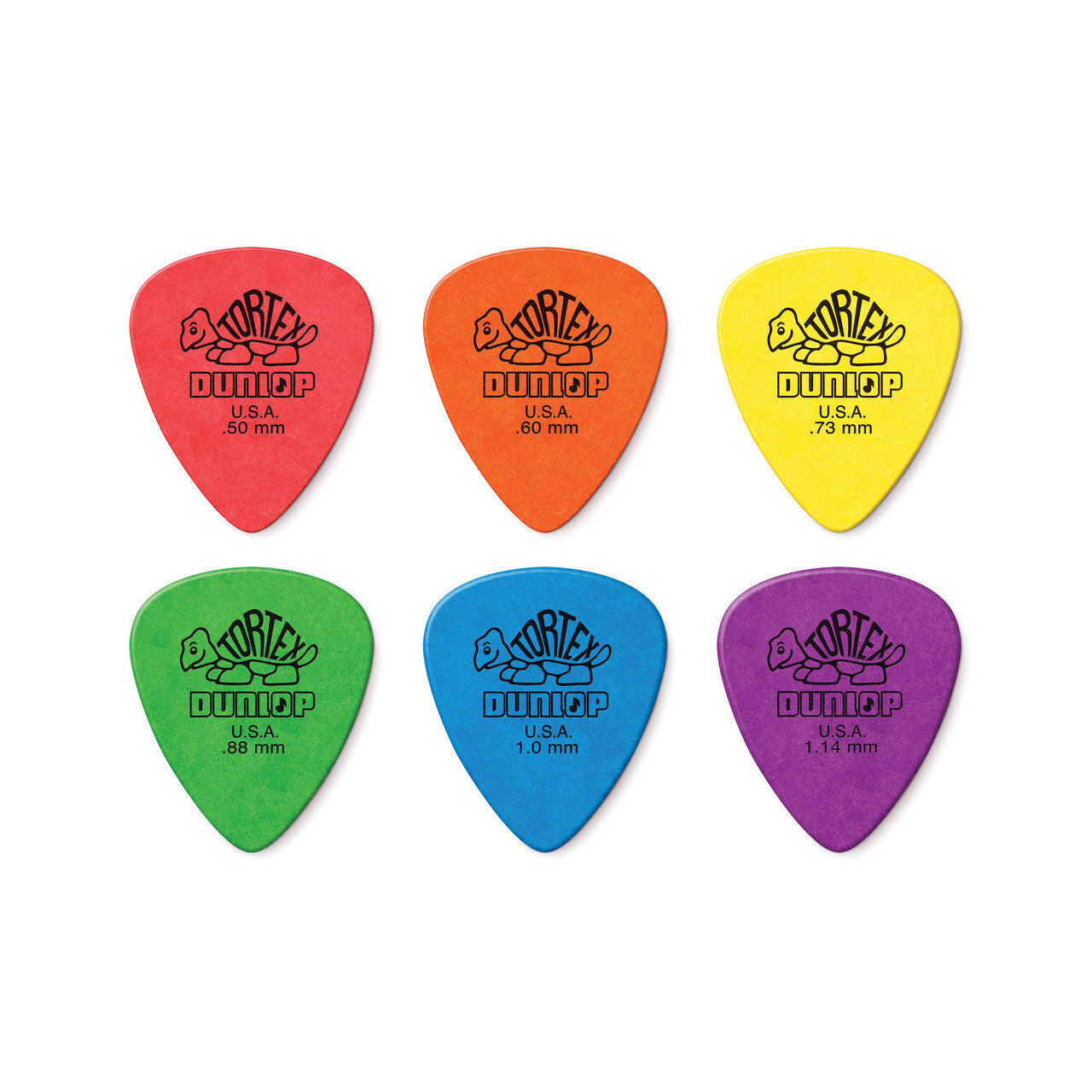 Jim Dunlop PVP418 Tortex Plectrum Variety Pack - 12 Pack