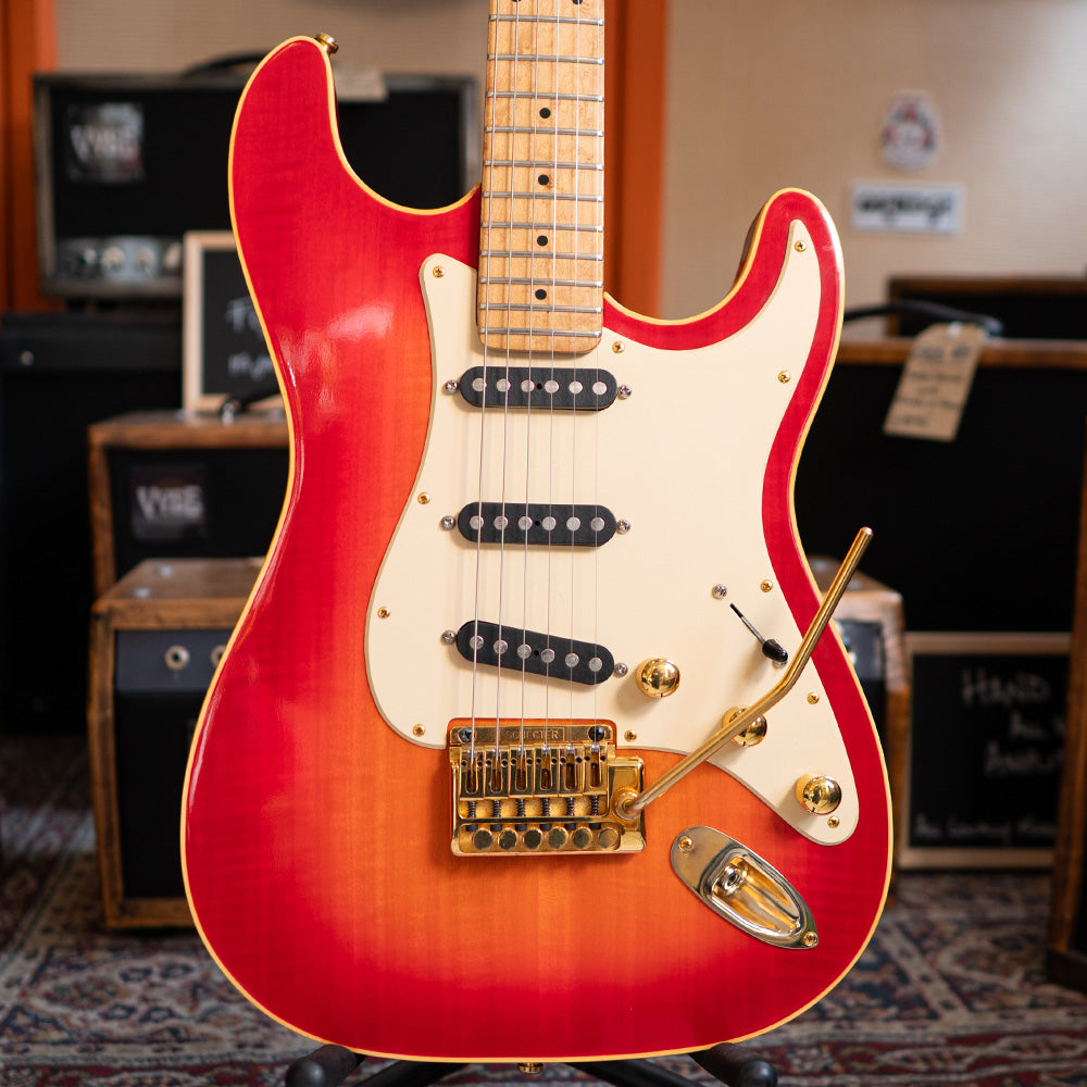 Late 1980's Schecter 'Dream Machine' Super Strat - Cherry Sunburst - Hard Case - Preowned