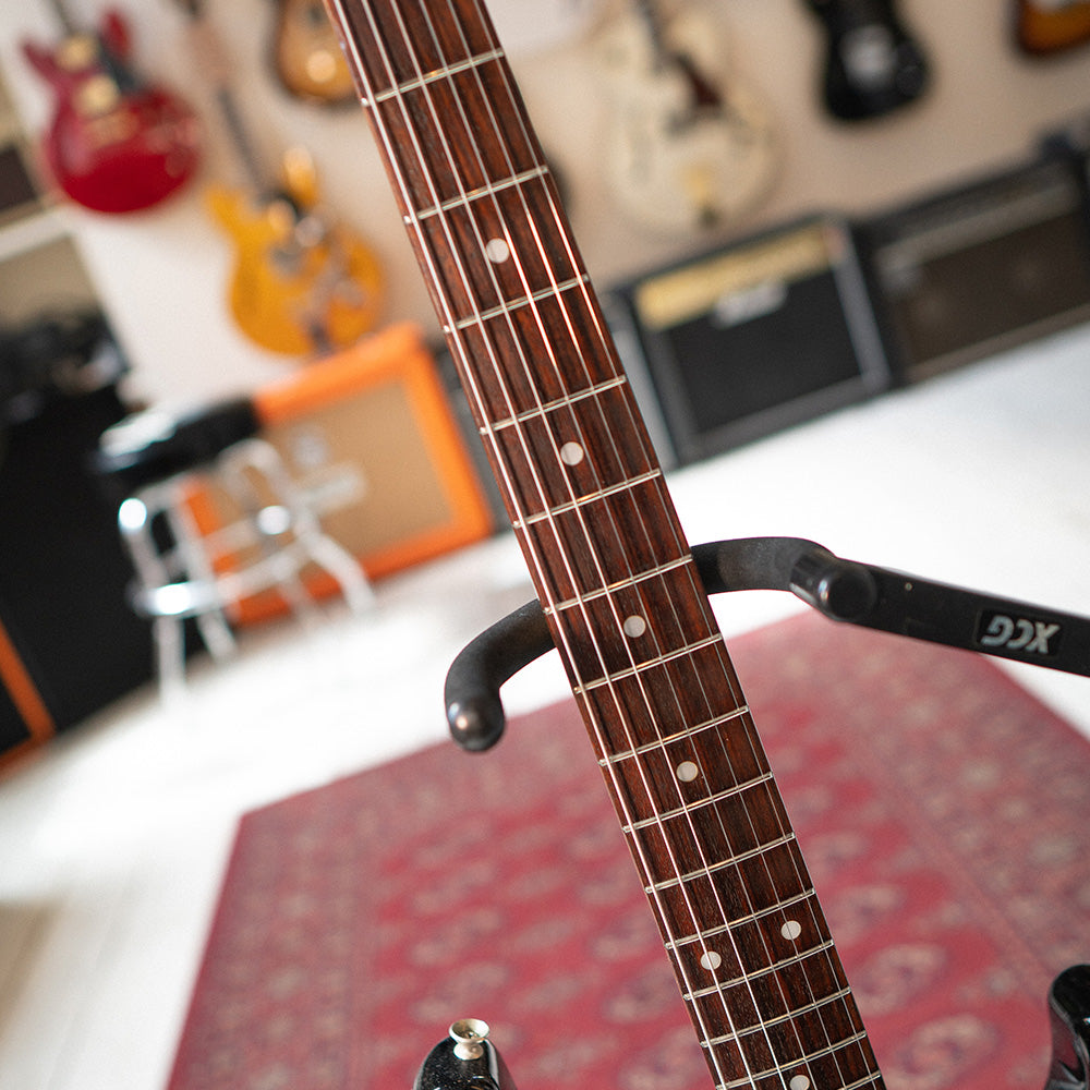 1995 Squier MIJ Stratocaster - Black - Rosewood - Preowned