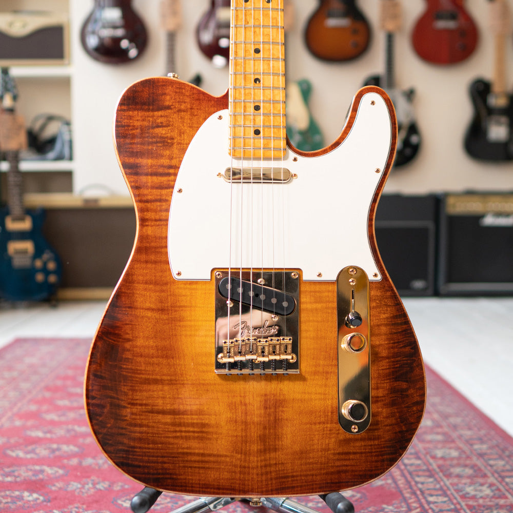 2012 Fender American Select Telecaster Violin Burst with Hard Case & Candy - Preowned