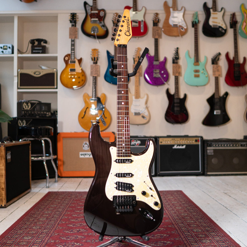 Charvel Made in Japan ST Custom Electric Guitar - Black - Preowned
