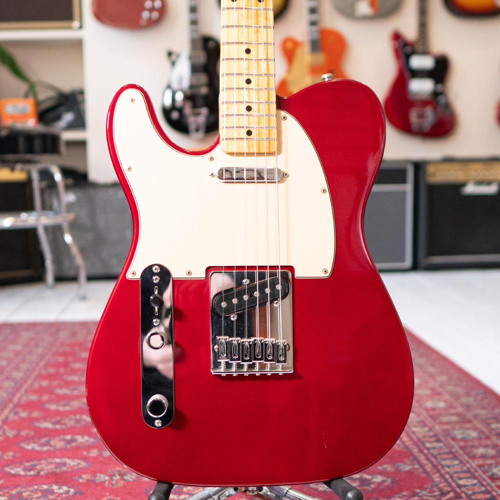 Fender MIM Standard Telecaster - Candy Apple Red 'Lefty' - Hard Case - Preowned