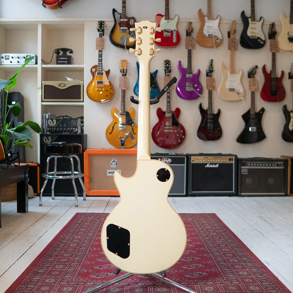 1985 Tokai LC-60 Les Paul Custom Style In Vintage White Burst With Gig Bag - Preowned