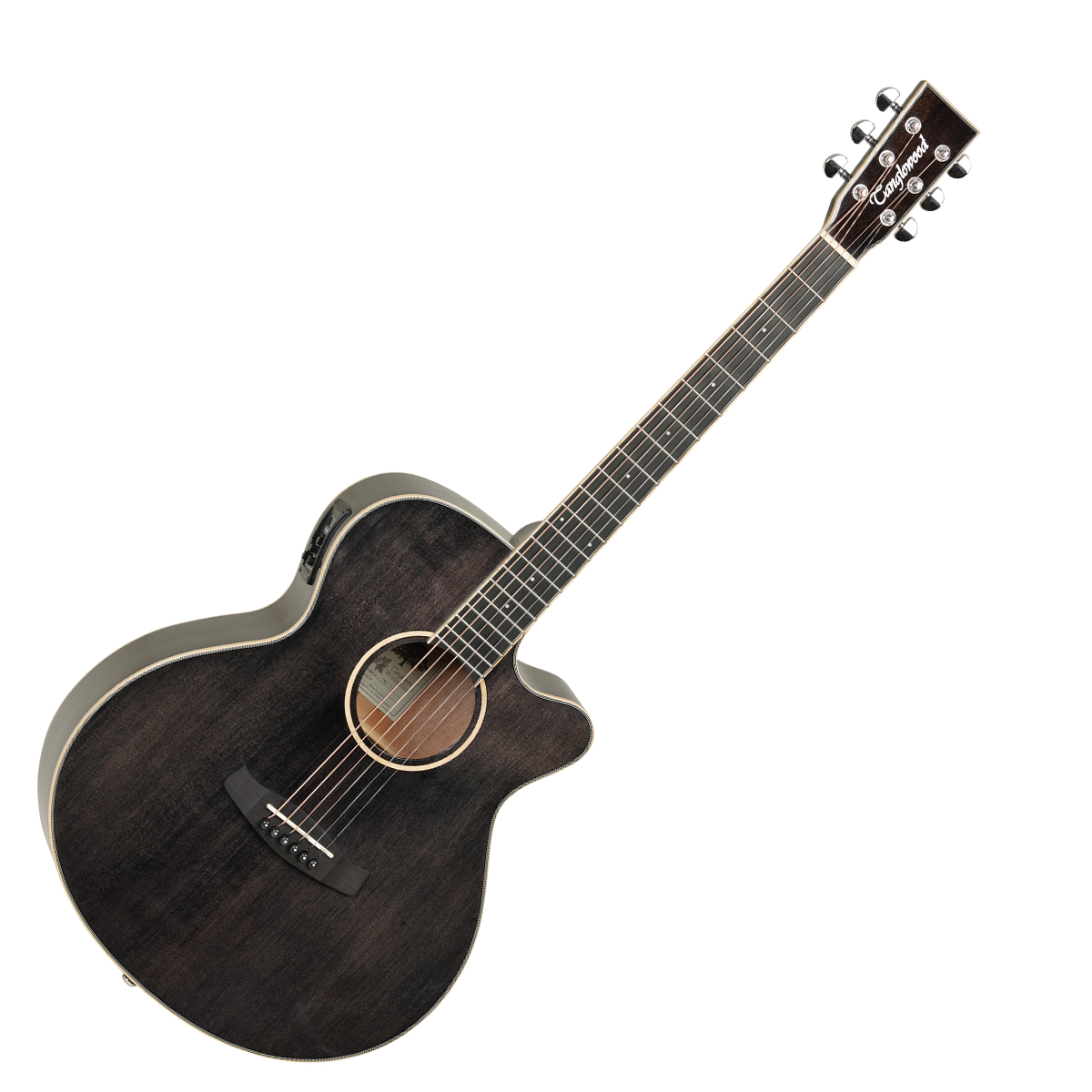 Tanglewood TW4CEBS Winterleaf Cutaway Electro Acoustic Guitar - Black Shadow Gloss