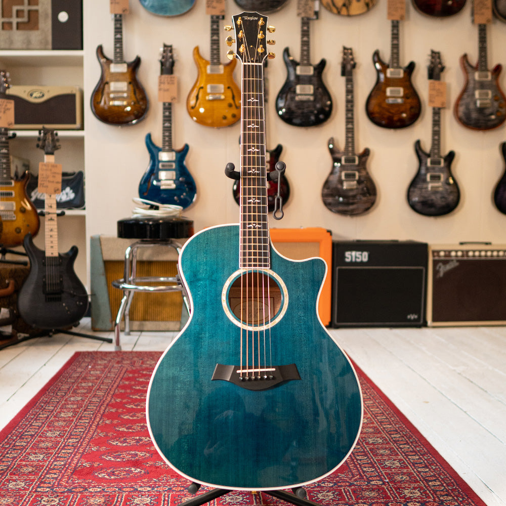 Taylor Guitars 614CE Grand Auditorium Electro Acoustic in Koi Blue - Preowned