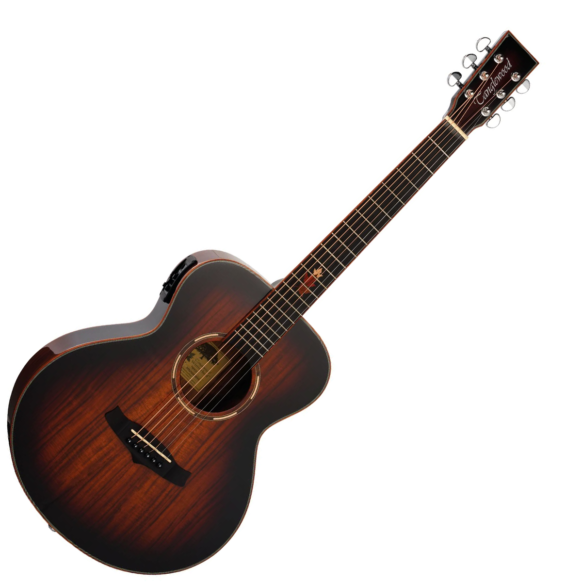 Tanglewood TWX1EK Mini Winterleaf Electro Acoustic Guitar - Autumn Burst Gloss