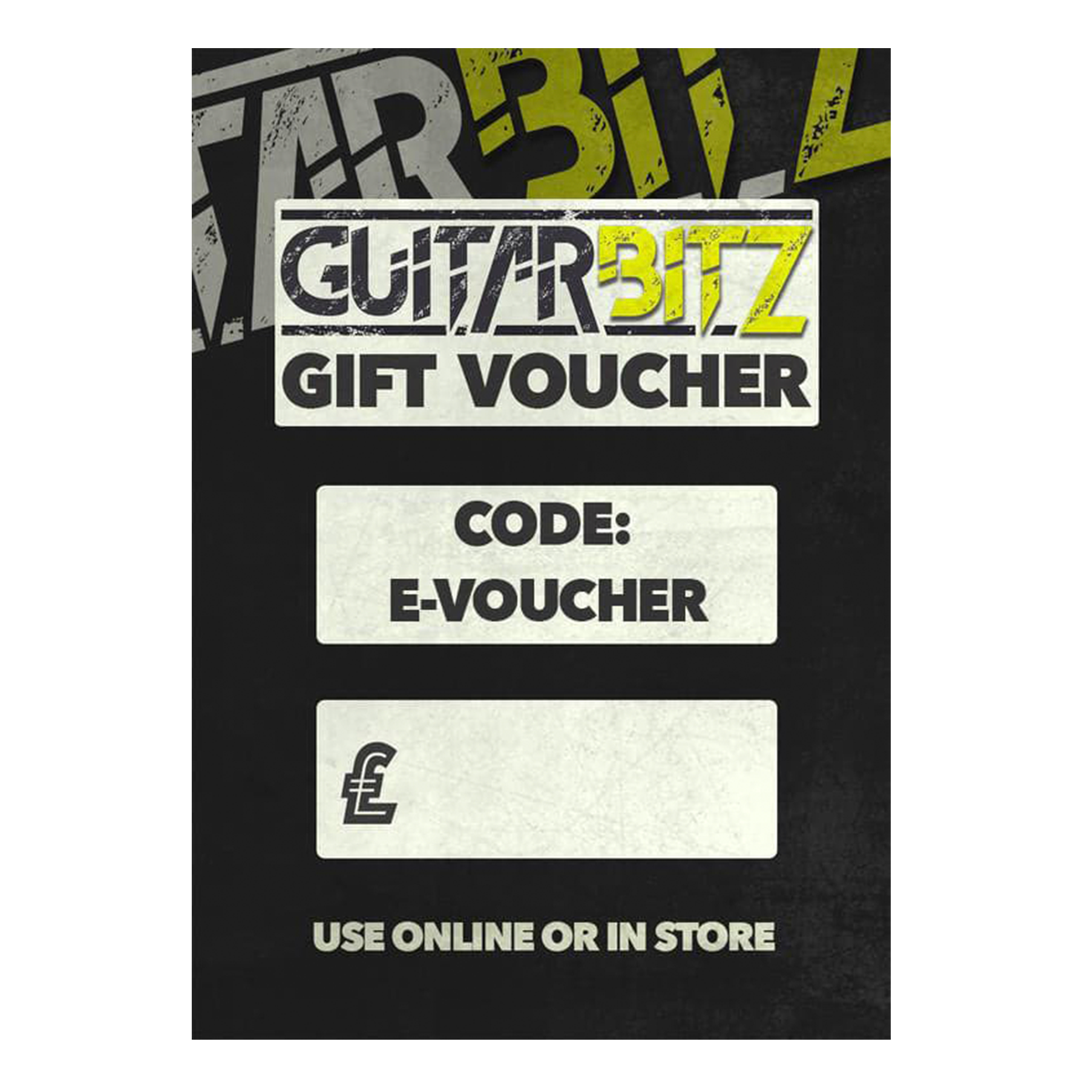 Guitarbitz Music Store Gift Voucher