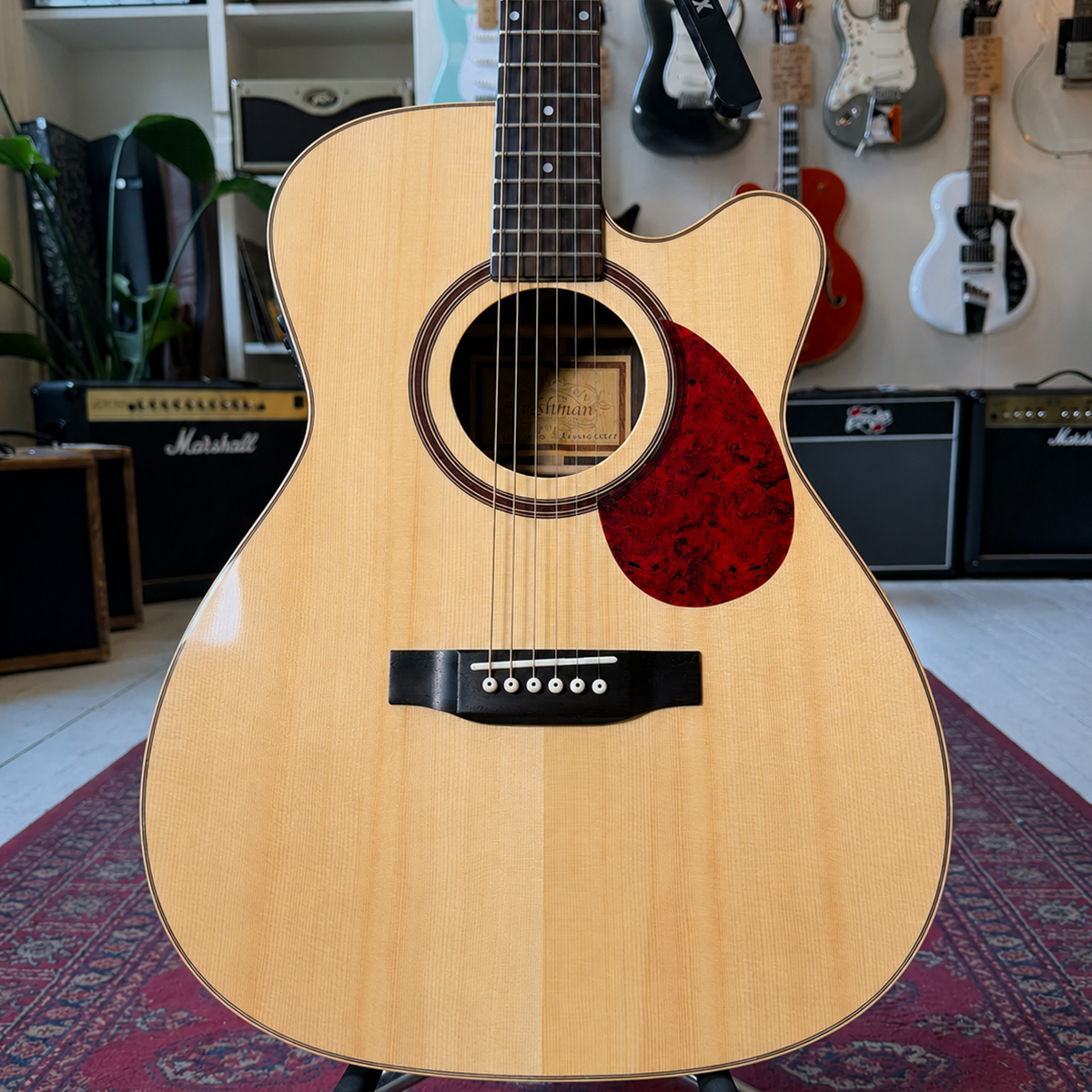 Freshman Electro Acoustic Guitar All Solid - Natural - Preowned