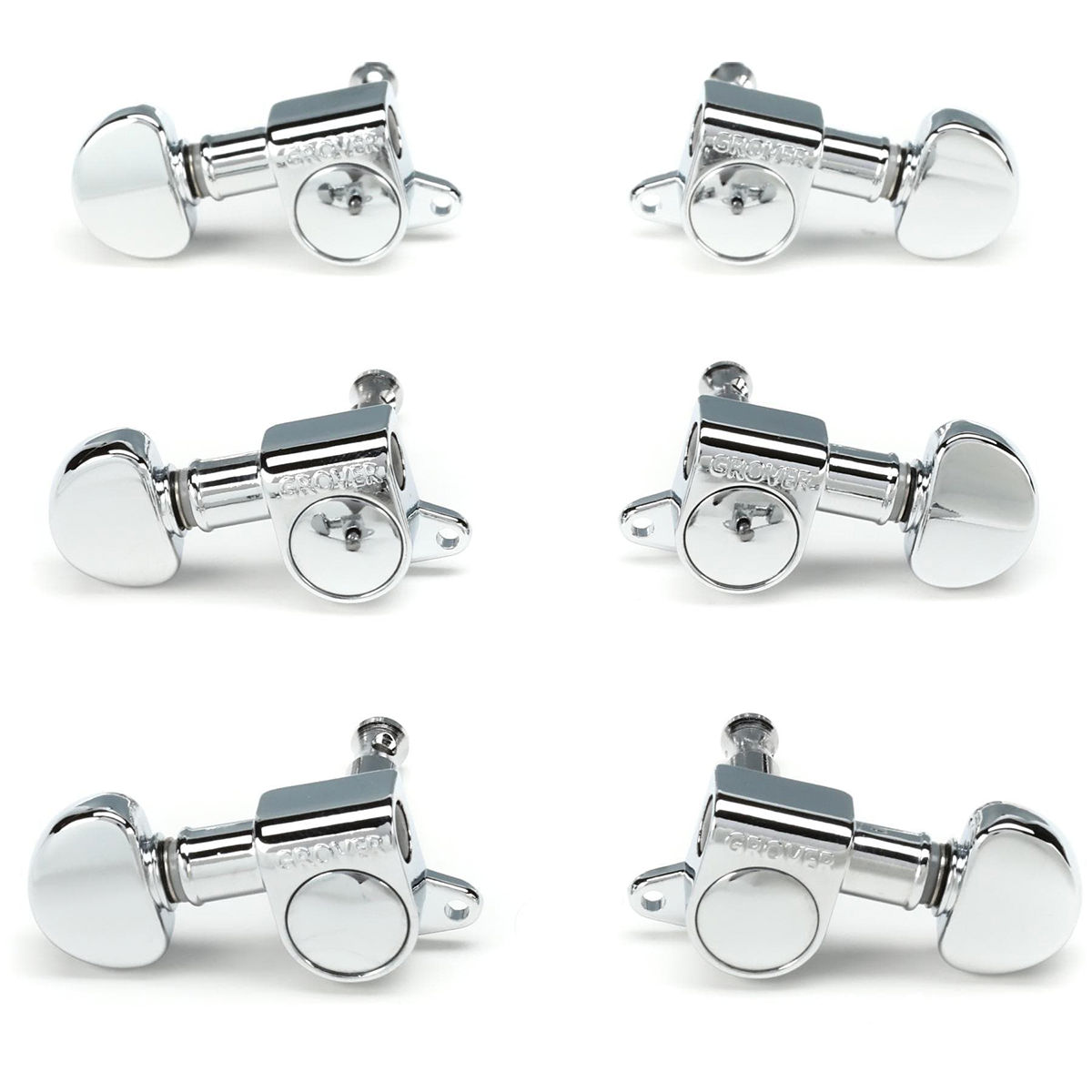 Grover 205C Mini Machine Head Set - Chrome