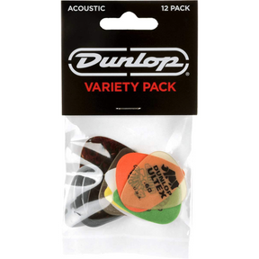 Jim Dunlop PVP112 Acoustic Plectrum Variety Pack - 12 Pack