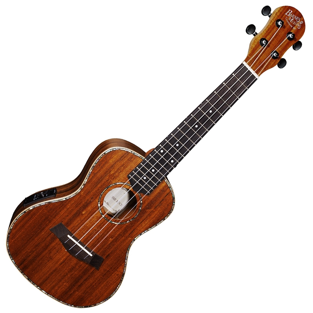 Barnes & Mullins Concert Electro Acoustic Ukulele - Koa