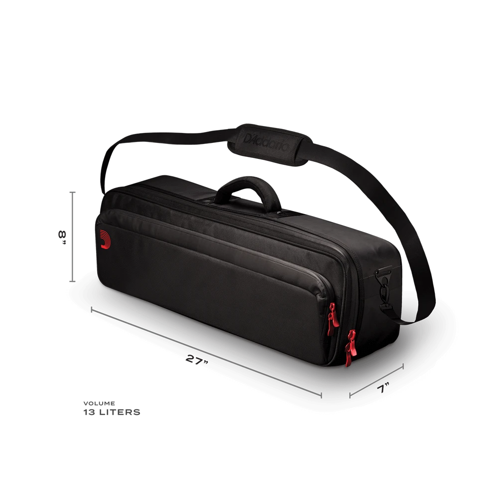 D'Addario Backline Transporters Single Row Pedalboard Transporter Case