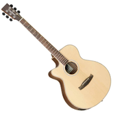 Tanglewood DBT-SFCE-BW Left Handed Electro Acoustic Guitar - Black Walnut