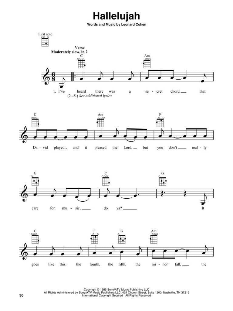 First 50 Songs You Should Play on Ukulele - Book