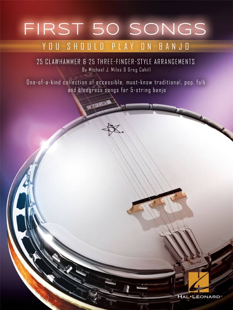 First 50 Songs for 5 String Banjo - Book
