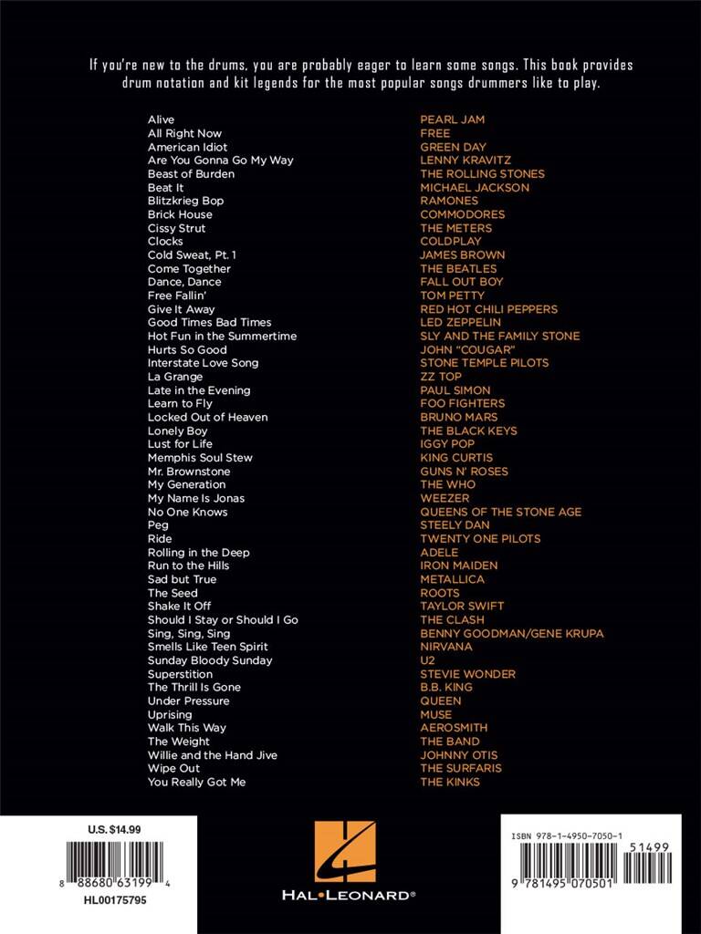 First 50 Songs Drums