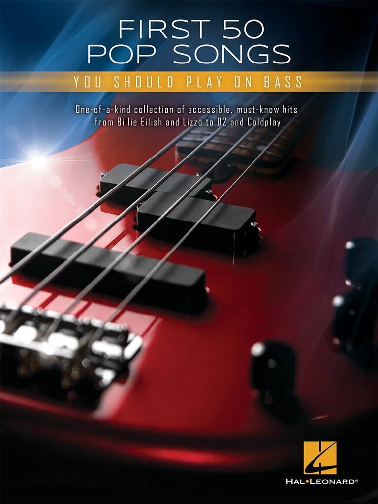 First 50 Pop Songs for Bass Guitar - Book